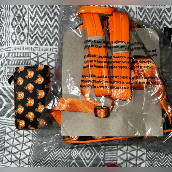 Loungefly Disney Mickey-O-Lantern Backpack and Disney Mickey-O-Lantern Wallet - Picture 8 of 8